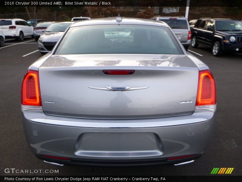 Billet Silver Metallic / Black 2016 Chrysler 300 Limited AWD