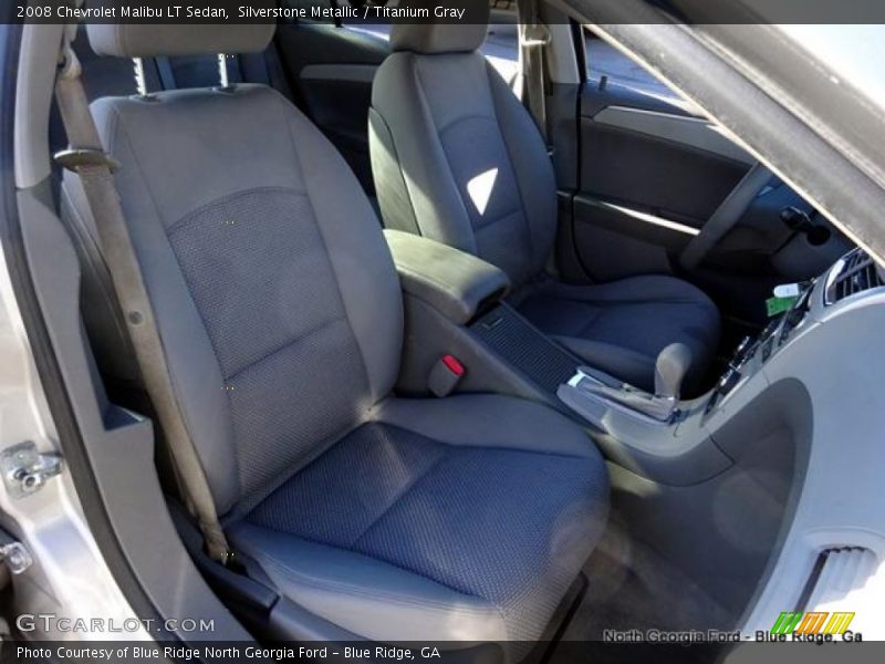 Silverstone Metallic / Titanium Gray 2008 Chevrolet Malibu LT Sedan