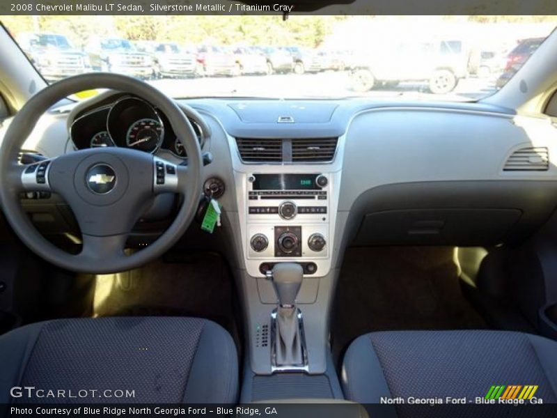 Silverstone Metallic / Titanium Gray 2008 Chevrolet Malibu LT Sedan