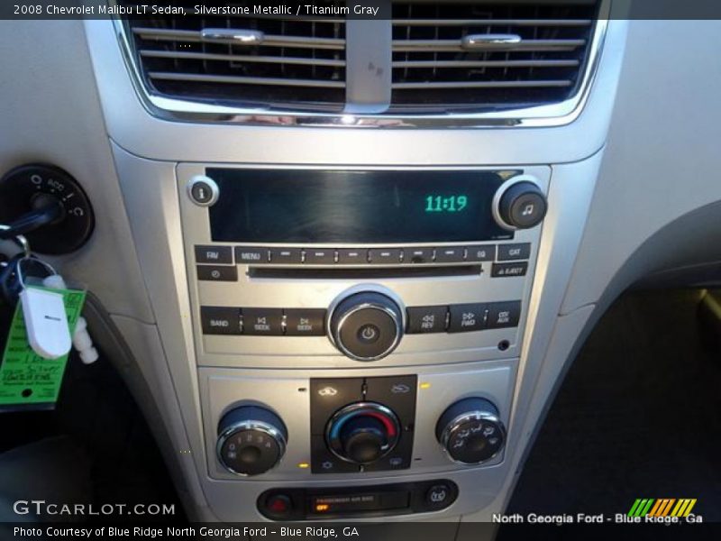 Silverstone Metallic / Titanium Gray 2008 Chevrolet Malibu LT Sedan