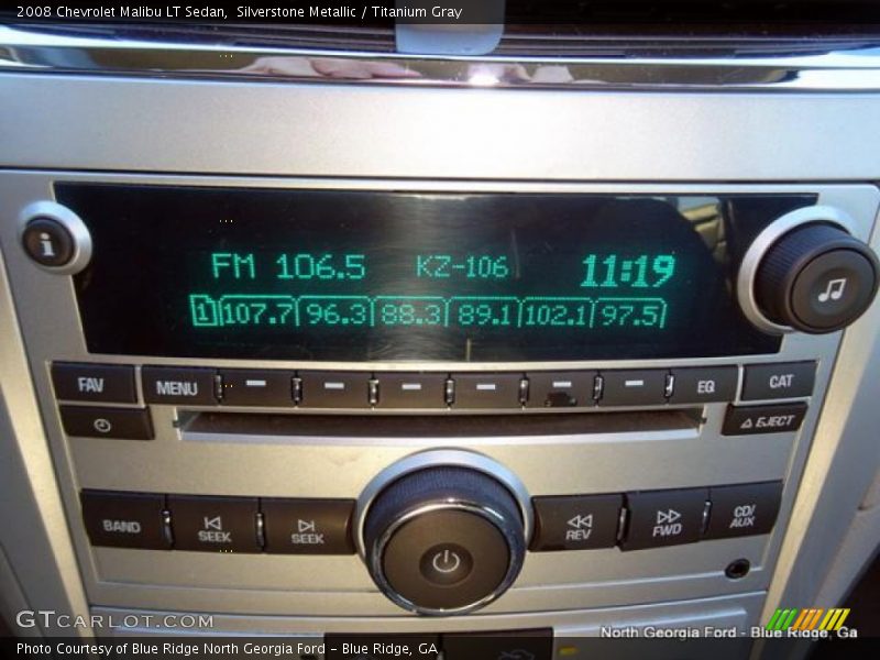 Silverstone Metallic / Titanium Gray 2008 Chevrolet Malibu LT Sedan