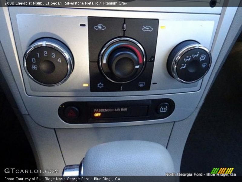 Silverstone Metallic / Titanium Gray 2008 Chevrolet Malibu LT Sedan