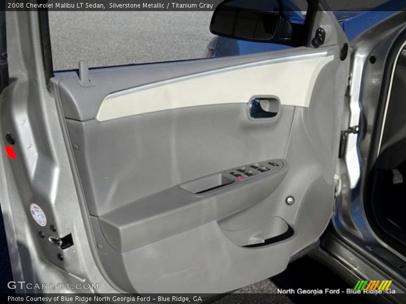 Silverstone Metallic / Titanium Gray 2008 Chevrolet Malibu LT Sedan