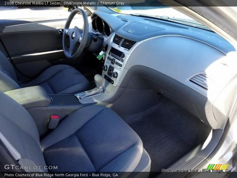 Silverstone Metallic / Titanium Gray 2008 Chevrolet Malibu LT Sedan
