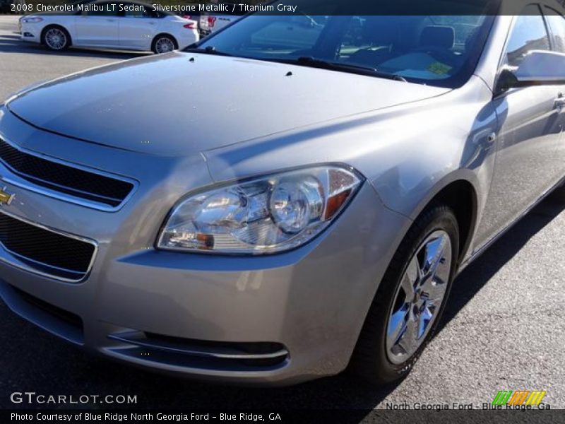 Silverstone Metallic / Titanium Gray 2008 Chevrolet Malibu LT Sedan