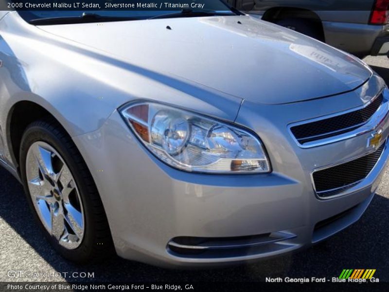 Silverstone Metallic / Titanium Gray 2008 Chevrolet Malibu LT Sedan