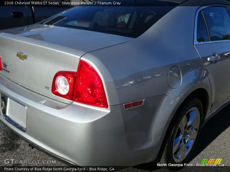Silverstone Metallic / Titanium Gray 2008 Chevrolet Malibu LT Sedan