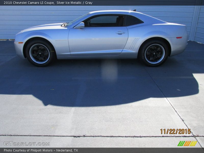 Silver Ice Metallic / Gray 2010 Chevrolet Camaro LS Coupe