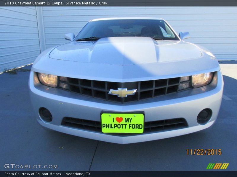 Silver Ice Metallic / Gray 2010 Chevrolet Camaro LS Coupe
