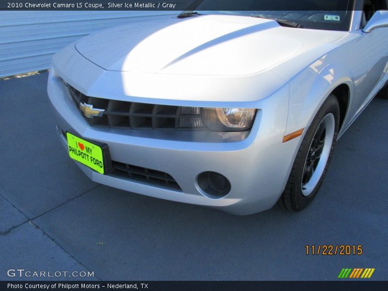 Silver Ice Metallic / Gray 2010 Chevrolet Camaro LS Coupe