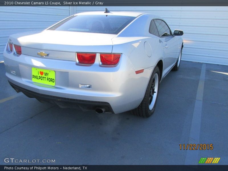 Silver Ice Metallic / Gray 2010 Chevrolet Camaro LS Coupe