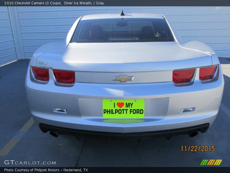 Silver Ice Metallic / Gray 2010 Chevrolet Camaro LS Coupe