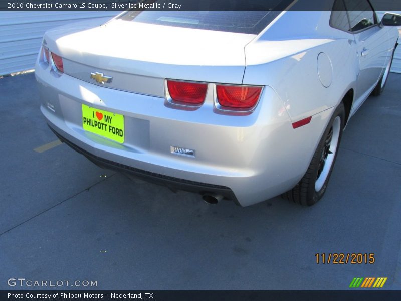 Silver Ice Metallic / Gray 2010 Chevrolet Camaro LS Coupe