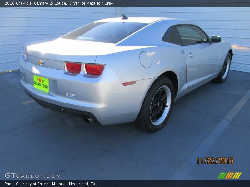 Silver Ice Metallic / Gray 2010 Chevrolet Camaro LS Coupe