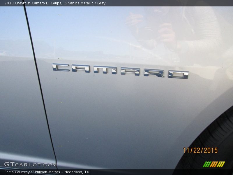 Silver Ice Metallic / Gray 2010 Chevrolet Camaro LS Coupe