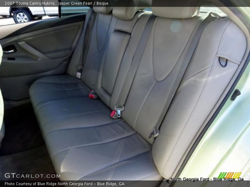Jasper Green Pearl / Bisque 2007 Toyota Camry Hybrid
