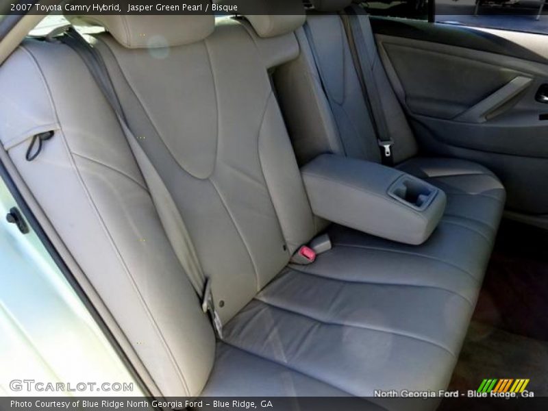 Jasper Green Pearl / Bisque 2007 Toyota Camry Hybrid