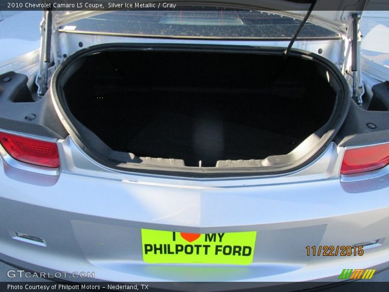 Silver Ice Metallic / Gray 2010 Chevrolet Camaro LS Coupe