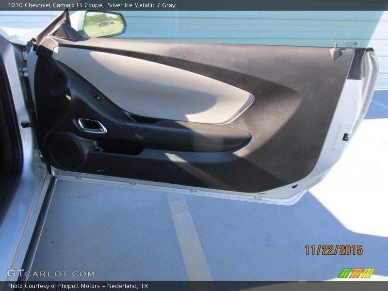 Silver Ice Metallic / Gray 2010 Chevrolet Camaro LS Coupe