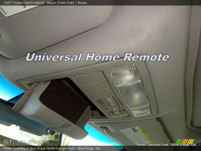 Jasper Green Pearl / Bisque 2007 Toyota Camry Hybrid