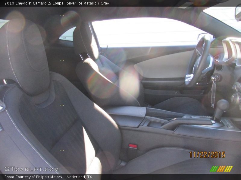 Silver Ice Metallic / Gray 2010 Chevrolet Camaro LS Coupe
