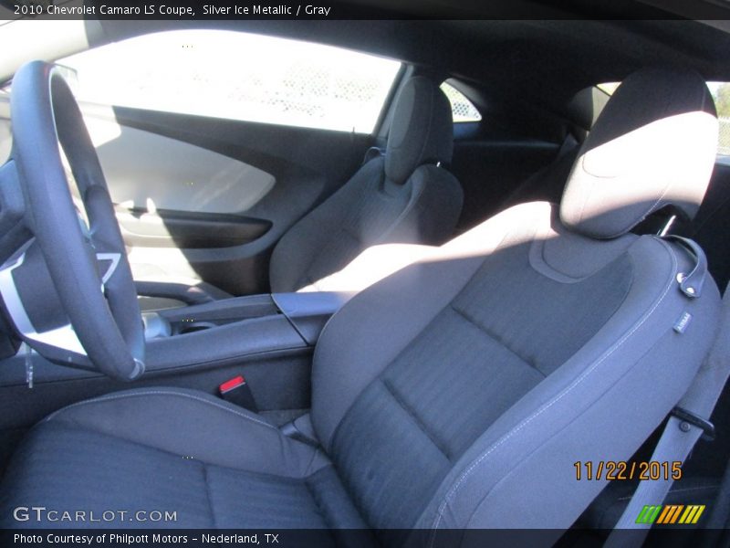 Silver Ice Metallic / Gray 2010 Chevrolet Camaro LS Coupe