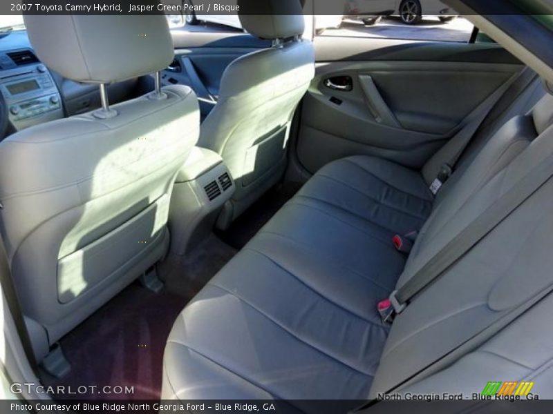 Jasper Green Pearl / Bisque 2007 Toyota Camry Hybrid