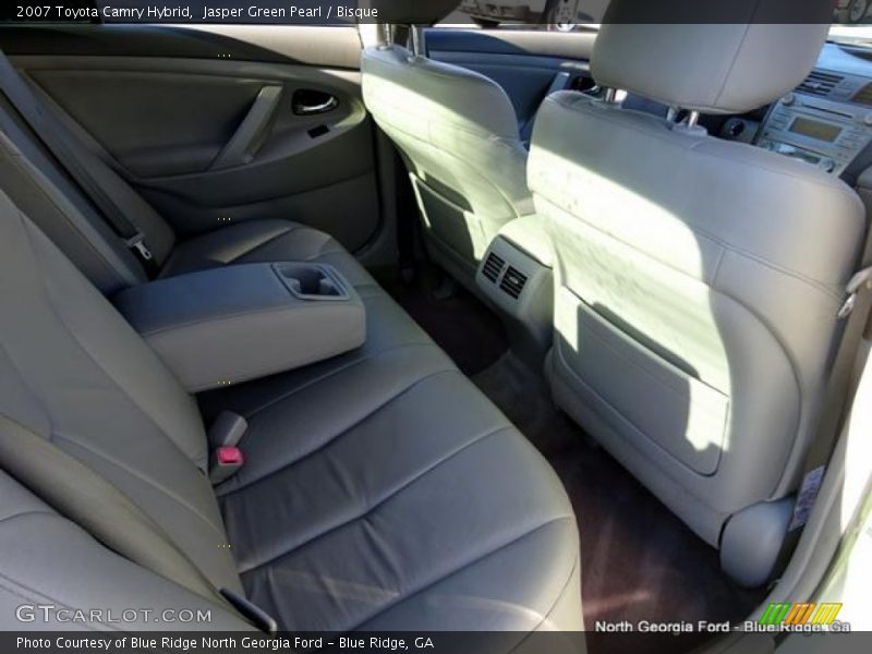 Jasper Green Pearl / Bisque 2007 Toyota Camry Hybrid