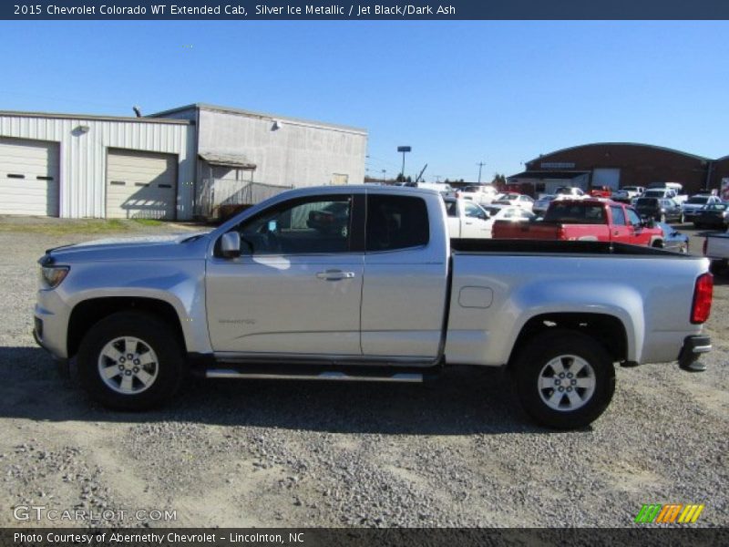 Silver Ice Metallic / Jet Black/Dark Ash 2015 Chevrolet Colorado WT Extended Cab