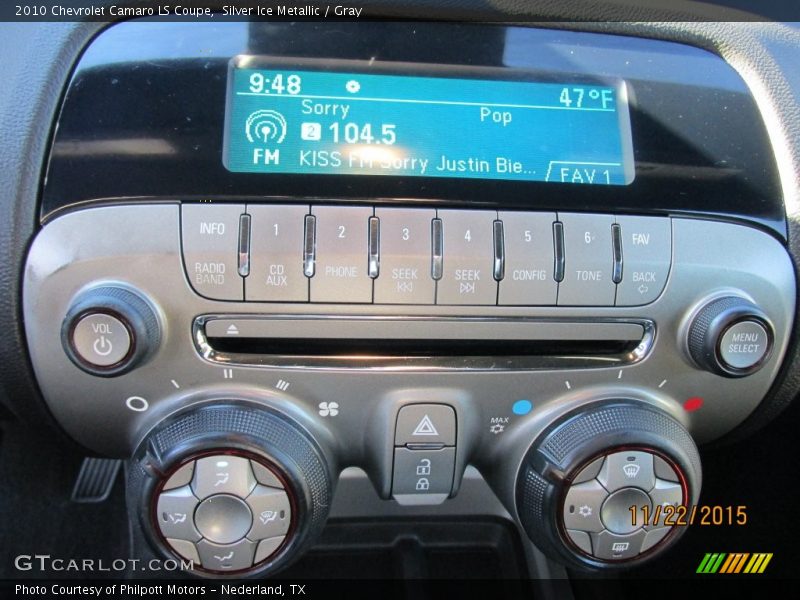 Silver Ice Metallic / Gray 2010 Chevrolet Camaro LS Coupe