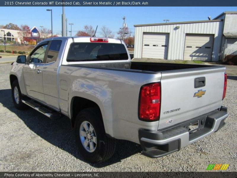 Silver Ice Metallic / Jet Black/Dark Ash 2015 Chevrolet Colorado WT Extended Cab