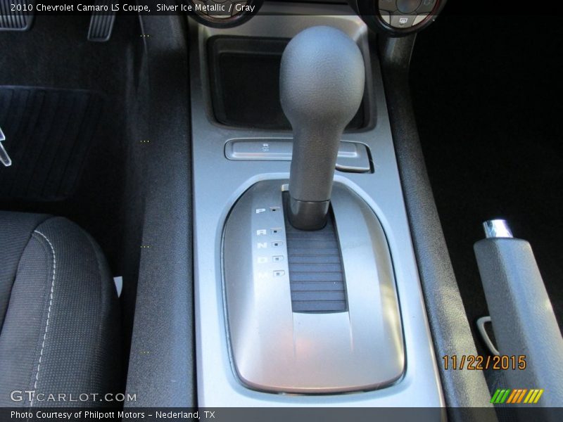 Silver Ice Metallic / Gray 2010 Chevrolet Camaro LS Coupe