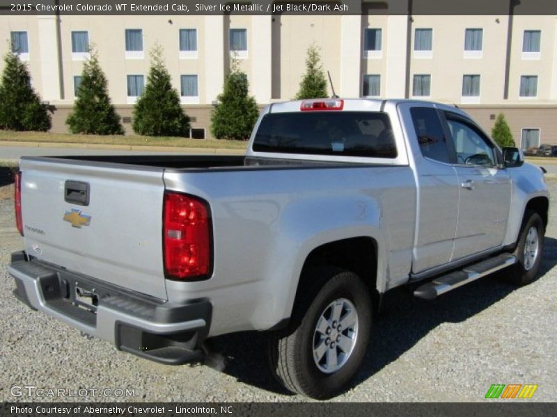 Silver Ice Metallic / Jet Black/Dark Ash 2015 Chevrolet Colorado WT Extended Cab