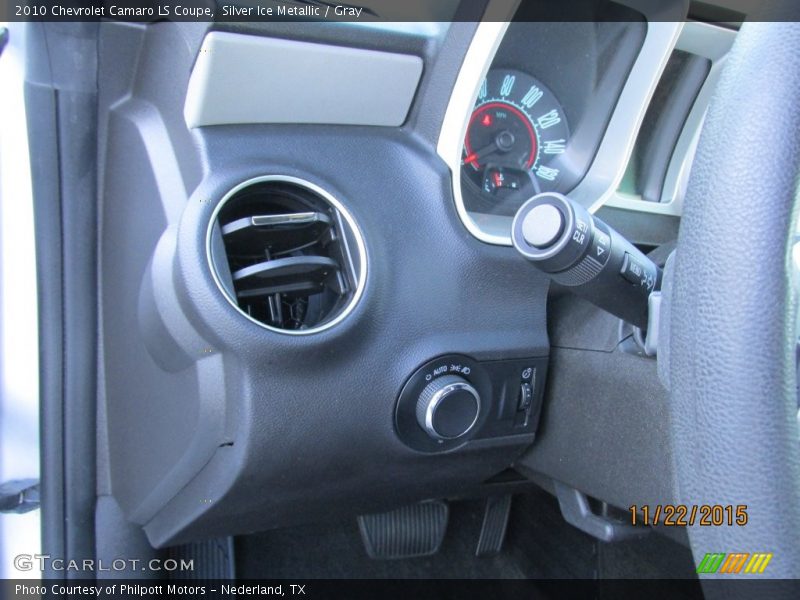 Silver Ice Metallic / Gray 2010 Chevrolet Camaro LS Coupe