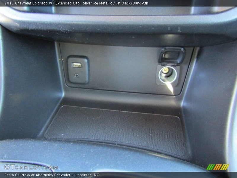 Silver Ice Metallic / Jet Black/Dark Ash 2015 Chevrolet Colorado WT Extended Cab