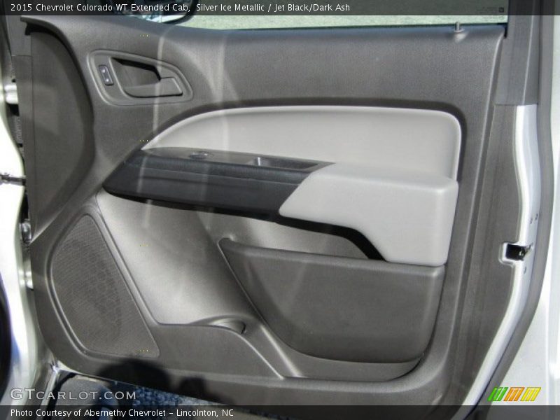 Silver Ice Metallic / Jet Black/Dark Ash 2015 Chevrolet Colorado WT Extended Cab