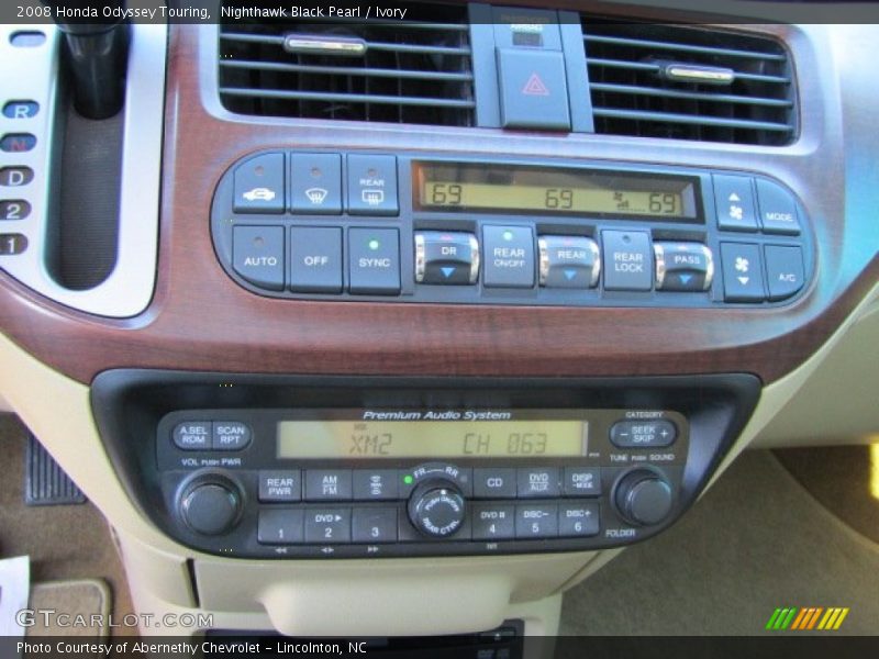 Nighthawk Black Pearl / Ivory 2008 Honda Odyssey Touring