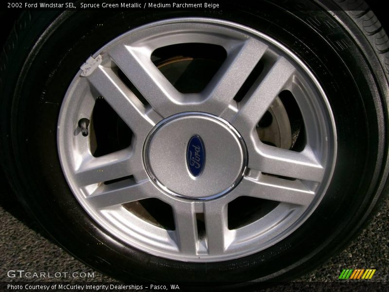 Spruce Green Metallic / Medium Parchment Beige 2002 Ford Windstar SEL