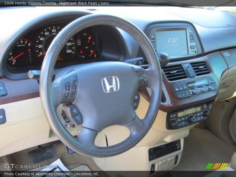 Nighthawk Black Pearl / Ivory 2008 Honda Odyssey Touring