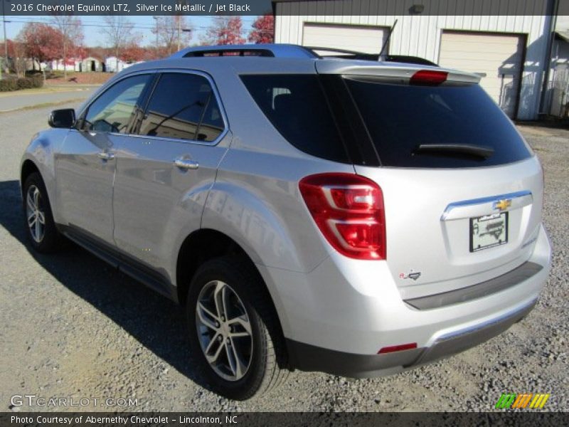 Silver Ice Metallic / Jet Black 2016 Chevrolet Equinox LTZ