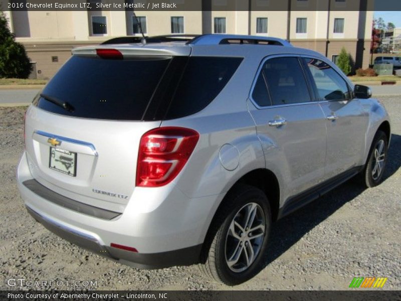Silver Ice Metallic / Jet Black 2016 Chevrolet Equinox LTZ
