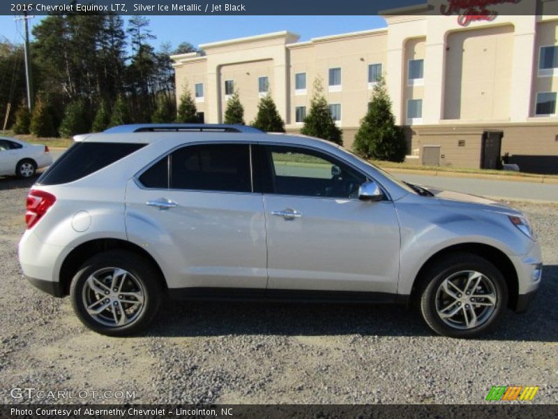 Silver Ice Metallic / Jet Black 2016 Chevrolet Equinox LTZ