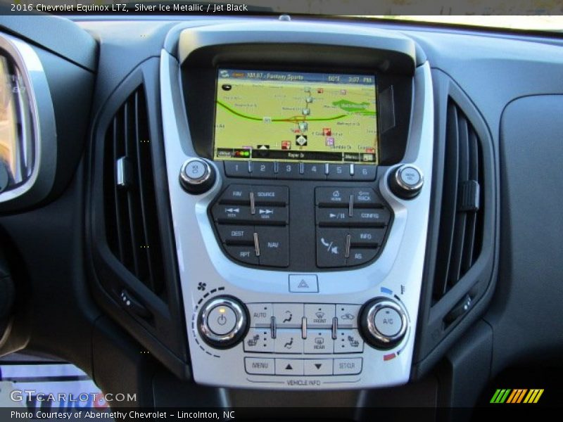 Silver Ice Metallic / Jet Black 2016 Chevrolet Equinox LTZ