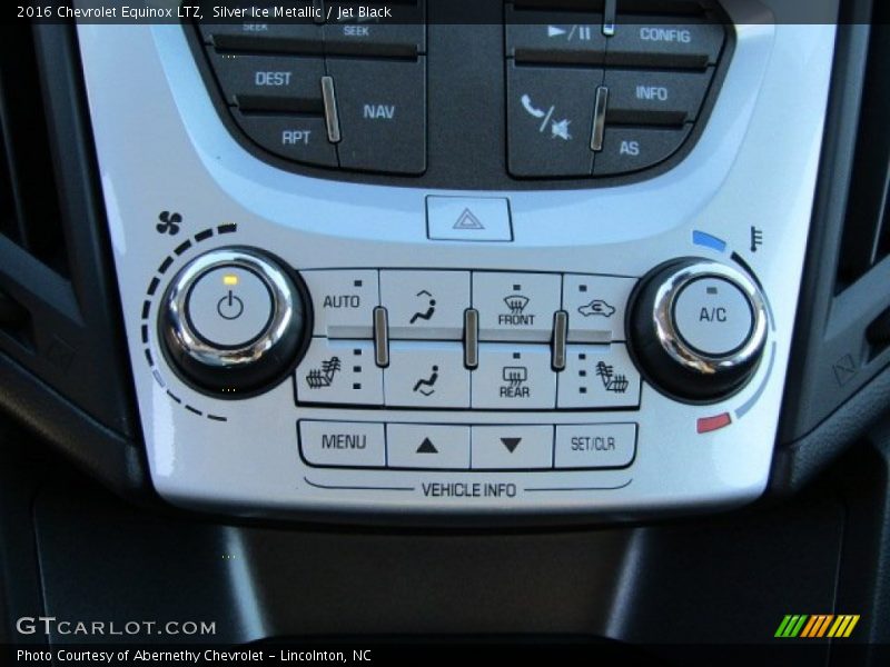 Silver Ice Metallic / Jet Black 2016 Chevrolet Equinox LTZ