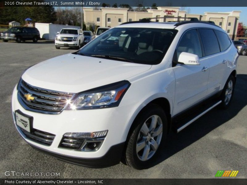Summit White / Ebony 2016 Chevrolet Traverse LTZ