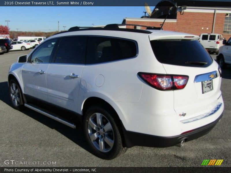 Summit White / Ebony 2016 Chevrolet Traverse LTZ