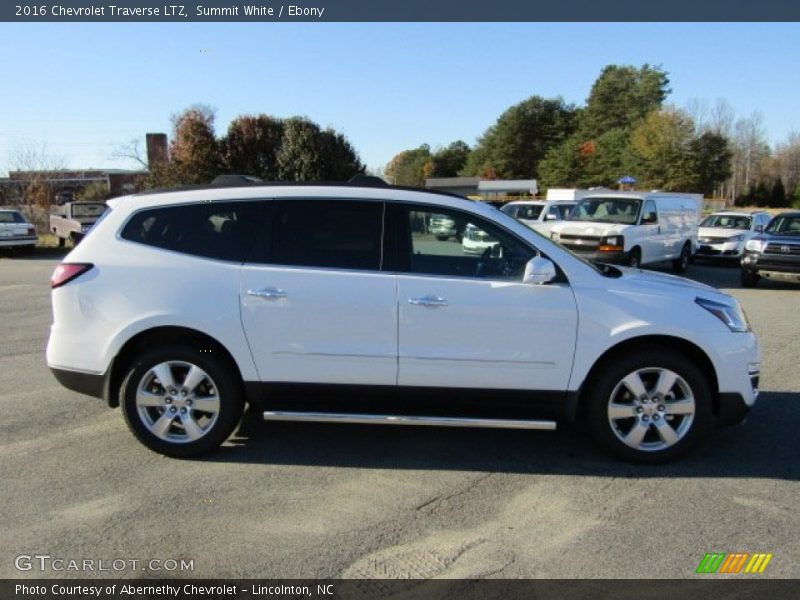 Summit White / Ebony 2016 Chevrolet Traverse LTZ