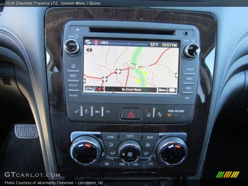 Summit White / Ebony 2016 Chevrolet Traverse LTZ