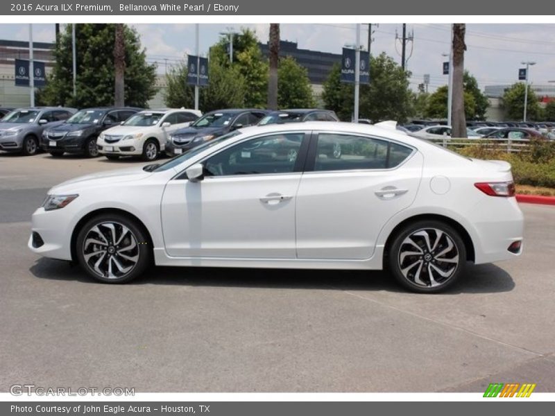 Bellanova White Pearl / Ebony 2016 Acura ILX Premium
