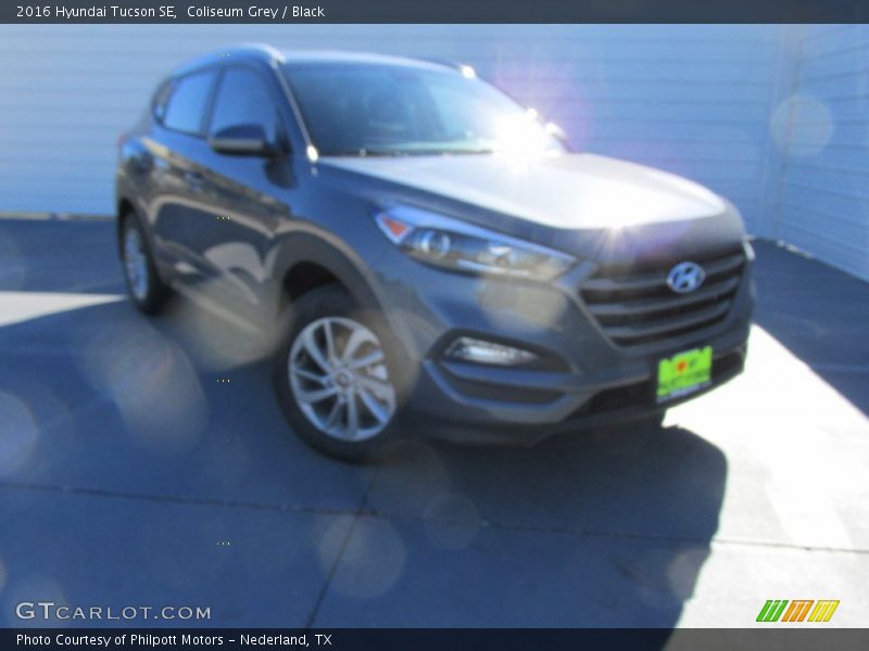 Coliseum Grey / Black 2016 Hyundai Tucson SE